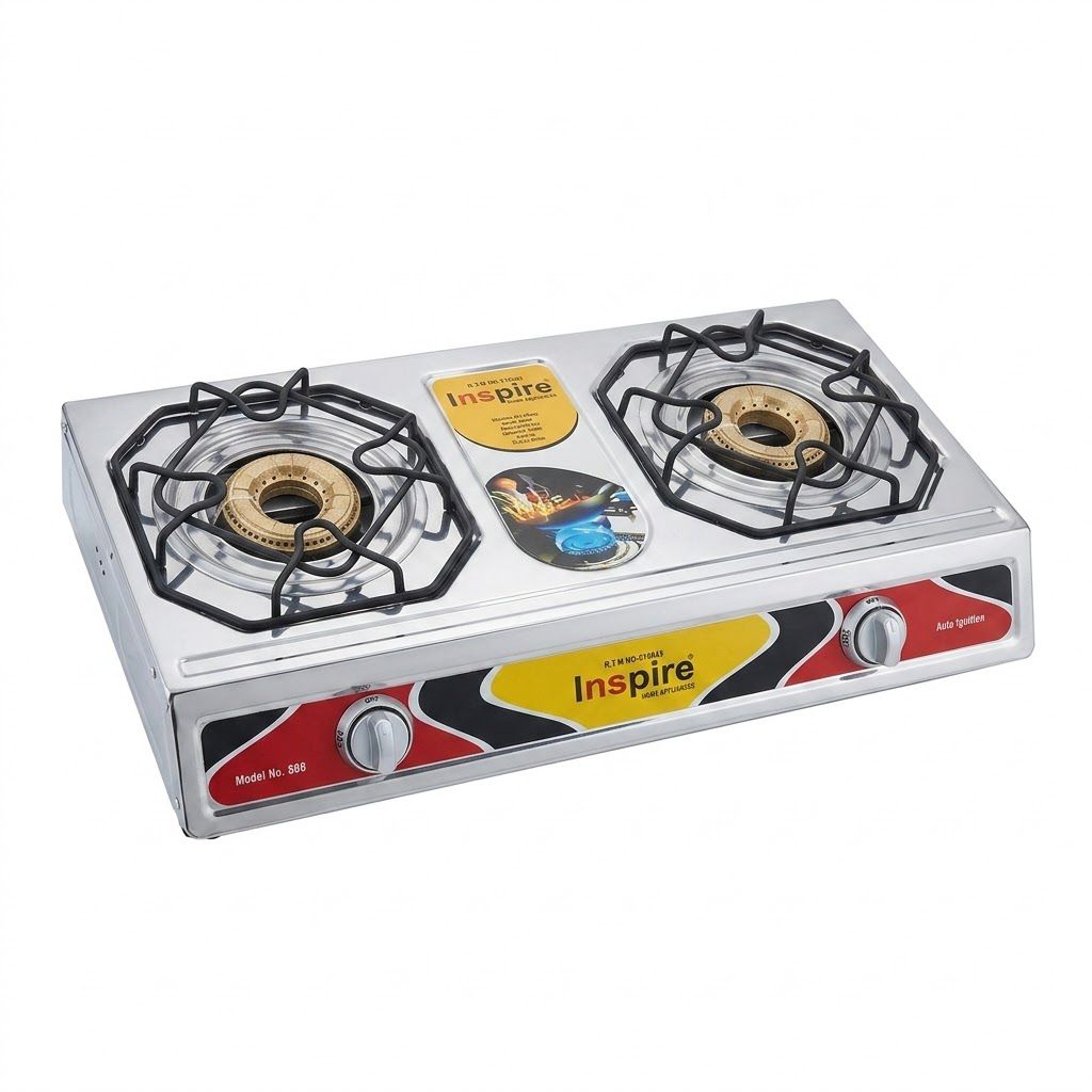 INSPIRE INSPIRE GAS STOVE M-888 AUTO WITH STEEL TRAY
