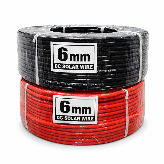 6MM Solar DC Wire – 90 Meter Roll High-quality 6MM Solar DC Wire suitable for solar panel and solar system installation Cabl — Madni Electronics