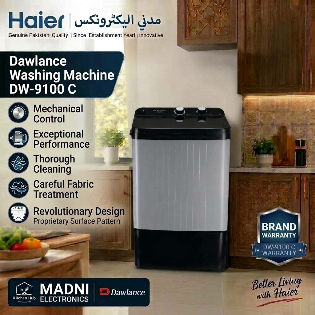 Dawlance Washing Machine DW-9100 C — Madni Electronics