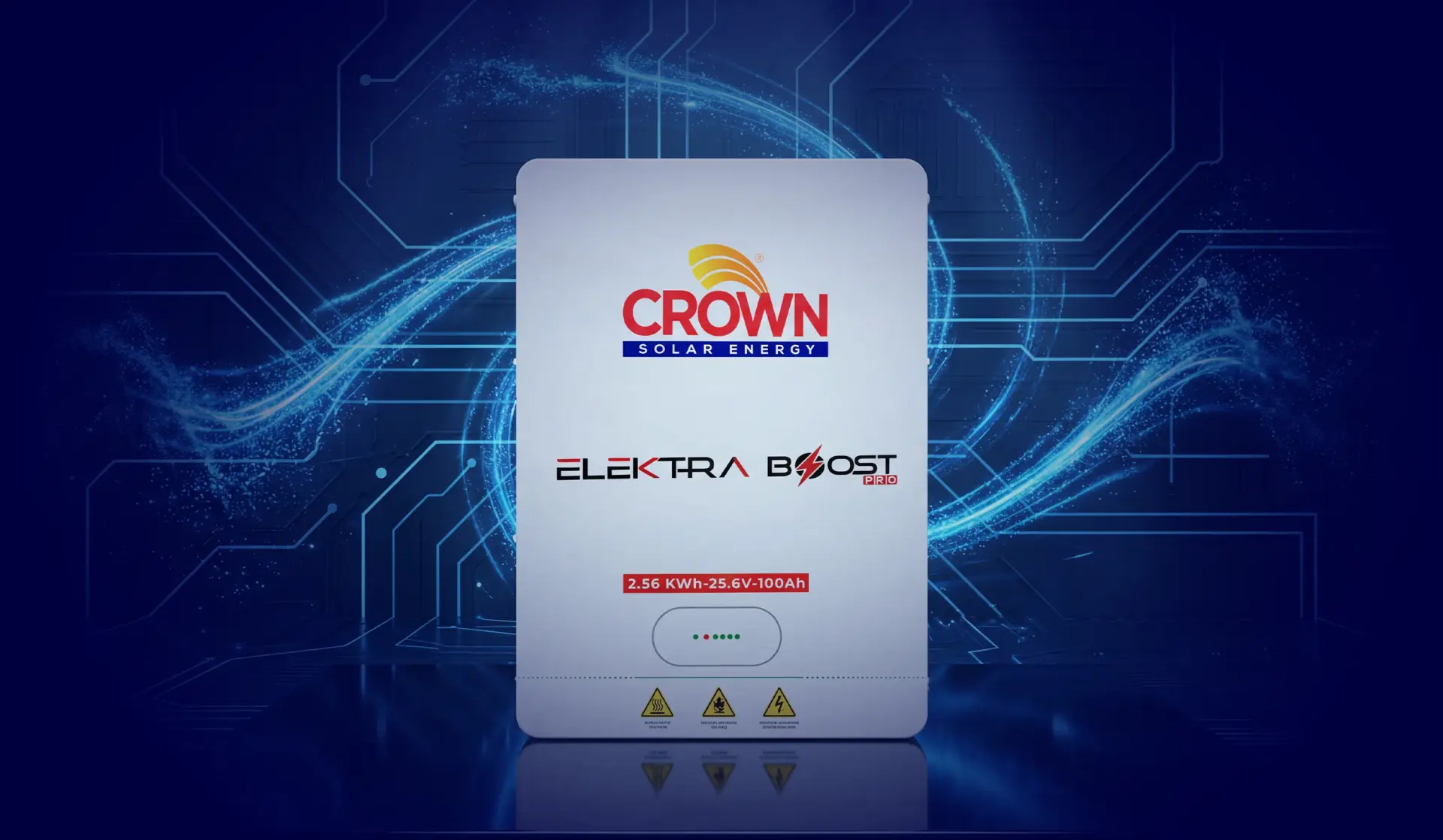 CROWN ELEKTRA BOOST 2.56 KWH 25.6V 100AL CROWN