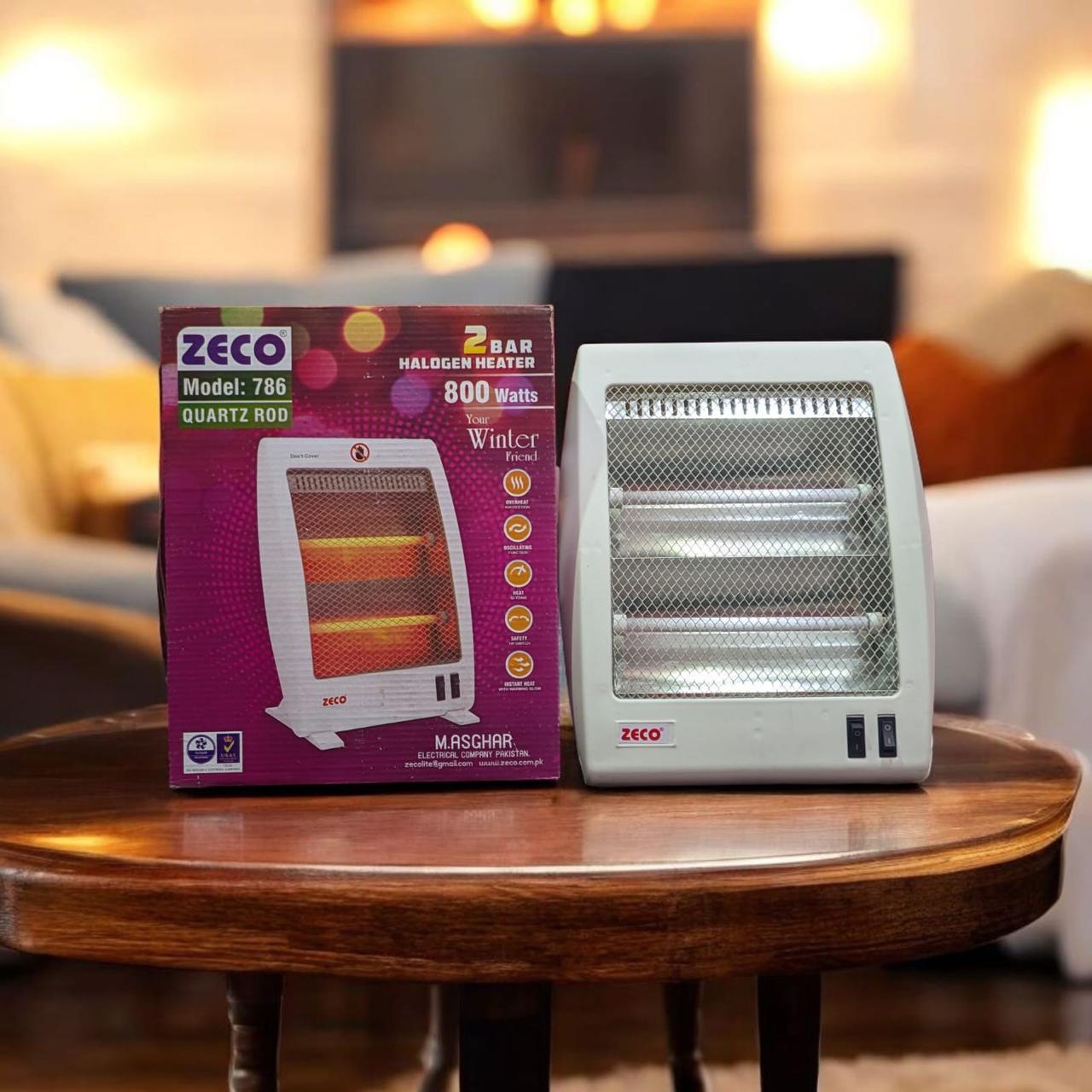 CHAINA & PAKISTAN ZECO HEATER BOX TYPE 800 WATT 2 BAR — Madni Electronics