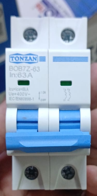 TONZAN BREACKER 63A 2WAY Solar Accessory — Madni Electronics