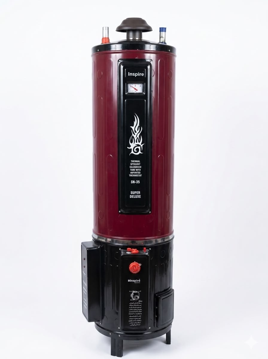 INSPIRE INSPIRE ELECTRIC+GAS GEYSER 35-G (Super Delux) AUTO